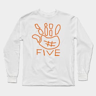 The five Long Sleeve T-Shirt